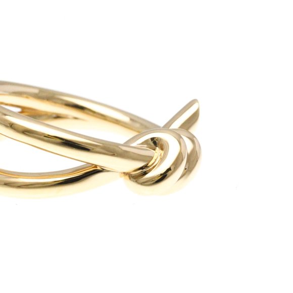 Tiffany Double Knot Ring Pink Gold (18K) Fashion No Stone Band Ring Pink Gold - Picture 4 of 9